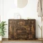 Aparador con cajones roble ahumado 100,5x35x76 cm de , Aparadores - Ref: Foro24-3328448, Precio: 135,11 €, Descuento: %
