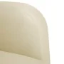 Sillón con reposabrazos color crema 54 cm cuero sintética de , Sillones - Ref: Foro24-4100530, Precio: 123,71 €, Descuento: %