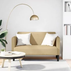 Sofá Loveseat verde claro gris 109 cm tejido de pana de , Sofás - Ref: Foro24-4100526, Precio: 177,36 €, Descuento: %