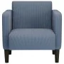 Sillón con reposabrazos azul 54 cm tejido de pana de , Sillones - Ref: Foro24-4100518, Precio: 132,50 €, Descuento: %
