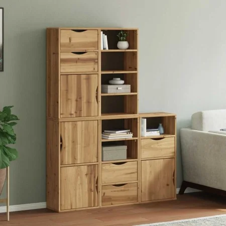 Armarios auxiliares 5 uds "ODDA" 40x24x79 cm Madera maciza pino de , Aparadores - Ref: Foro24-3365362, Precio: 266,83 €, Desc...