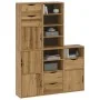 Armarios auxiliares 5 uds "ODDA" 40x24x79 cm Madera maciza pino de , Aparadores - Ref: Foro24-3365362, Precio: 266,83 €, Desc...