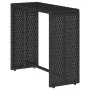 Set de muebles de jardín 5 pzas y cojines apilables negro by , Outdoor sofas - Ref: Foro24-4104163, Price: 256,82 €, Discount: %