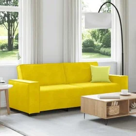 Sofá de 3 plazas terciopelo amarillo 180 cm de , Sofás - Ref: Foro24-4105036, Precio: 256,24 €, Descuento: %