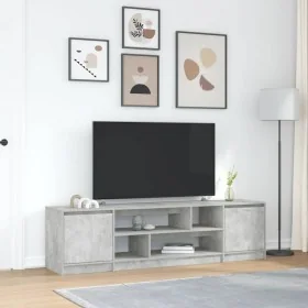 Mueble de TV gris hormigón 188,5x41x50 cm madera de ingeniería de , Muebles TV - Ref: Foro24-3328420, Precio: 135,07 €, Descu...