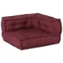 Puff modular de tela color granate 140x70x36 cm de , Cojines para sillas y sofás - Ref: Foro24-4019032, Precio: 173,10 €, Des...