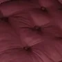 Puff modular de tela color granate 140x70x36 cm de , Cojines para sillas y sofás - Ref: Foro24-4019032, Precio: 173,10 €, Des...