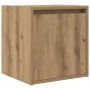 Mesita de noche de pared roble artisan 38x34x40 cm by , Nightstands - Ref: Foro24-861245, Price: 37,51 €, Discount: %