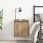Mesita de noche de pared roble artisan 38x34x40 cm by , Nightstands - Ref: Foro24-861245, Price: 37,51 €, Discount: %