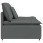 Sofá modular con módulo central y cojines gris oscuro 100 cm by , Unidades para sofás seccionales - Ref: Foro24-4104418, Pric...