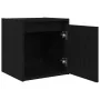 Mesillas de noche de pared 2 uds. Color negro 38x34x40 cm de , Mesitas de noche - Ref: Foro24-861232, Precio: 68,05 €, Descue...