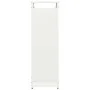 Leñero blanco 60x28x90 cm Acero laminado en frío de , Bolsas y soportes de leña - Ref: Foro24-864212, Precio: 61,07 €, Descue...