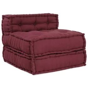 Puf modular tela granate 70x70x54 cm de , Cojines para sillas y sofás - Ref: Foro24-4019030, Precio: 127,57 €, Descuento: %