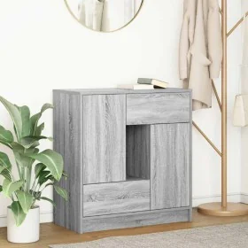 Aparador con cajones y puertas gris Sonoma 70,5x34x74,5 cm de , Aparadores - Ref: Foro24-861846, Precio: 101,51 €, Descuento: %