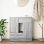 Aparador con cajones y puertas gris Sonoma 70,5x34x74,5 cm de , Aparadores - Ref: Foro24-861846, Precio: 101,51 €, Descuento: %