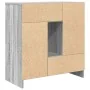 Aparador con cajones y puertas gris Sonoma 70,5x34x74,5 cm de , Aparadores - Ref: Foro24-861846, Precio: 101,51 €, Descuento: %