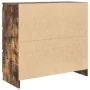 Aparador roble ahumado 80x35x76 cm madera de ingeniería de , Aparadores - Ref: Foro24-861737, Precio: 93,96 €, Descuento: %