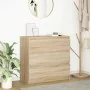 Aparador de roble Sonoma 80x35x76 cm de madera de ingeniería de , Aparadores - Ref: Foro24-861735, Precio: 96,57 €, Descuento: %