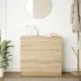 Aparador de roble Sonoma 80x35x76 cm de madera de ingeniería de , Aparadores - Ref: Foro24-861735, Precio: 96,57 €, Descuento: %
