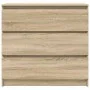 Aparador de roble Sonoma 80x35x76 cm de madera de ingeniería de , Aparadores - Ref: Foro24-861735, Precio: 96,57 €, Descuento: %