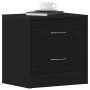 Mesillas de noche 2 uds roble negro 40x30x40 cm de , Mesitas de noche - Ref: Foro24-862005, Precio: 84,76 €, Descuento: %