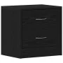 Mesillas de noche 2 uds roble negro 40x30x40 cm de , Mesitas de noche - Ref: Foro24-862005, Precio: 84,76 €, Descuento: %