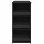 Mesa bar con estante almacenaje roble negro 102x50x103,5 cm de , Mesas de cocina y de comedor - Ref: Foro24-862079, Precio: 9...
