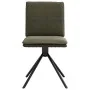 Sillas de comedor 4 uds. Cuero de ante sintético verde militar de , Sillas de comedor - Ref: Foro24-3315381, Precio: 220,62 €...
