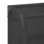 Leñero negro 25x25x100 cm Acero laminado en frío de , Bolsas y soportes de leña - Ref: Foro24-864267, Precio: 52,84 €, Descue...