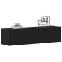 Mueble de TV de madera de roble negro 120x30x30,5 cm de , Muebles TV - Ref: Foro24-862011, Precio: 75,23 €, Descuento: %