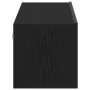 Mueble de TV de madera de roble negro 120x30x30,5 cm de , Muebles TV - Ref: Foro24-862011, Precio: 75,23 €, Descuento: %
