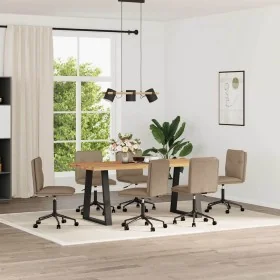 Sillas de comedor 6 unidades cuero sintético color capuchino de , Sillas de comedor - Ref: Foro24-3315715, Precio: 346,42 €, ...