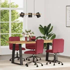 Sillas comedor 4 unidades cuero sintético rojo tinto von , Essstühle - Ref: Foro24-3315692, Preis: 231,74 €, Rabatt: %
