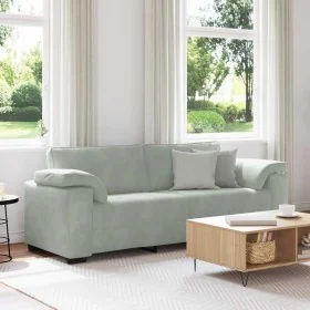 Sofá de 3 plazas de terciopelo gris claro 178 cm de , Sofás - Ref: Foro24-4105277, Precio: 269,36 €, Descuento: %