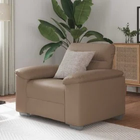 Sillón cuero sintético color capuchino 60 cm de , Sofás - Ref: Foro24-4105330, Precio: 171,31 €, Descuento: %