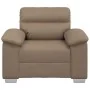 Sillón cuero sintético color capuchino 60 cm de , Sofás - Ref: Foro24-4105330, Precio: 171,31 €, Descuento: %