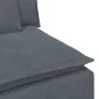 Sofá modular con módulo central y cojines gris oscuro 100 cm de , Unidades para sofás seccionales - Ref: Foro24-4104430, Prec...