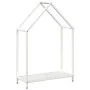 Leñero blanco 60x25x90 cm Acero laminado en frío de , Bolsas y soportes de leña - Ref: Foro24-864308, Precio: 39,63 €, Descue...