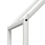 Leñero blanco 60x25x90 cm Acero laminado en frío de , Bolsas y soportes de leña - Ref: Foro24-864308, Precio: 39,63 €, Descue...