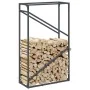 Leñero antracita 60x25x100 cm Acero laminado en frío de , Bolsas y soportes de leña - Ref: Foro24-864329, Precio: 42,25 €, De...
