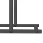 Leñero negro 80x25x90 cm Acero laminado en frío de , Bolsas y soportes de leña - Ref: Foro24-864315, Precio: 38,08 €, Descuen...