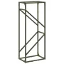 Leñero verde oliva 40x25x100 cm Acero laminado en frío de , Bolsas y soportes de leña - Ref: Foro24-864334, Precio: 39,52 €, ...