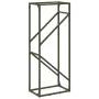 Leñero verde oliva 40x25x100 cm Acero laminado en frío de , Bolsas y soportes de leña - Ref: Foro24-864334, Precio: 39,52 €, ...