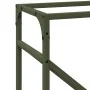 Leñero verde oliva 40x25x100 cm Acero laminado en frío de , Bolsas y soportes de leña - Ref: Foro24-864334, Precio: 39,52 €, ...
