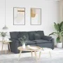 Sofá modular con cojines gris oscuro de , Unidades para sofás seccionales - Ref: Foro24-3321130, Precio: 469,76 €, Descuento: %
