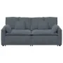 Sofá modular con cojines gris oscuro de , Unidades para sofás seccionales - Ref: Foro24-3321130, Precio: 469,76 €, Descuento: %