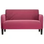 Sofá Loveseat rojo vino 109 cm terciopelo by , Sofas - Ref: Foro24-4100591, Price: 164,02 €, Discount: %
