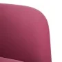 Sofá Loveseat rojo vino 109 cm terciopelo by , Sofas - Ref: Foro24-4100591, Price: 164,02 €, Discount: %