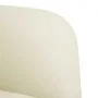 Sillón con reposabrazos en terciopelo color crema 54 cm de , Sillones - Ref: Foro24-4100585, Precio: 109,01 €, Descuento: %