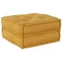 Puf modular de tela amarillo 70x70x36 de , Cojines para sillas y sofás - Ref: Foro24-4019039, Precio: 117,18 €, Descuento: %